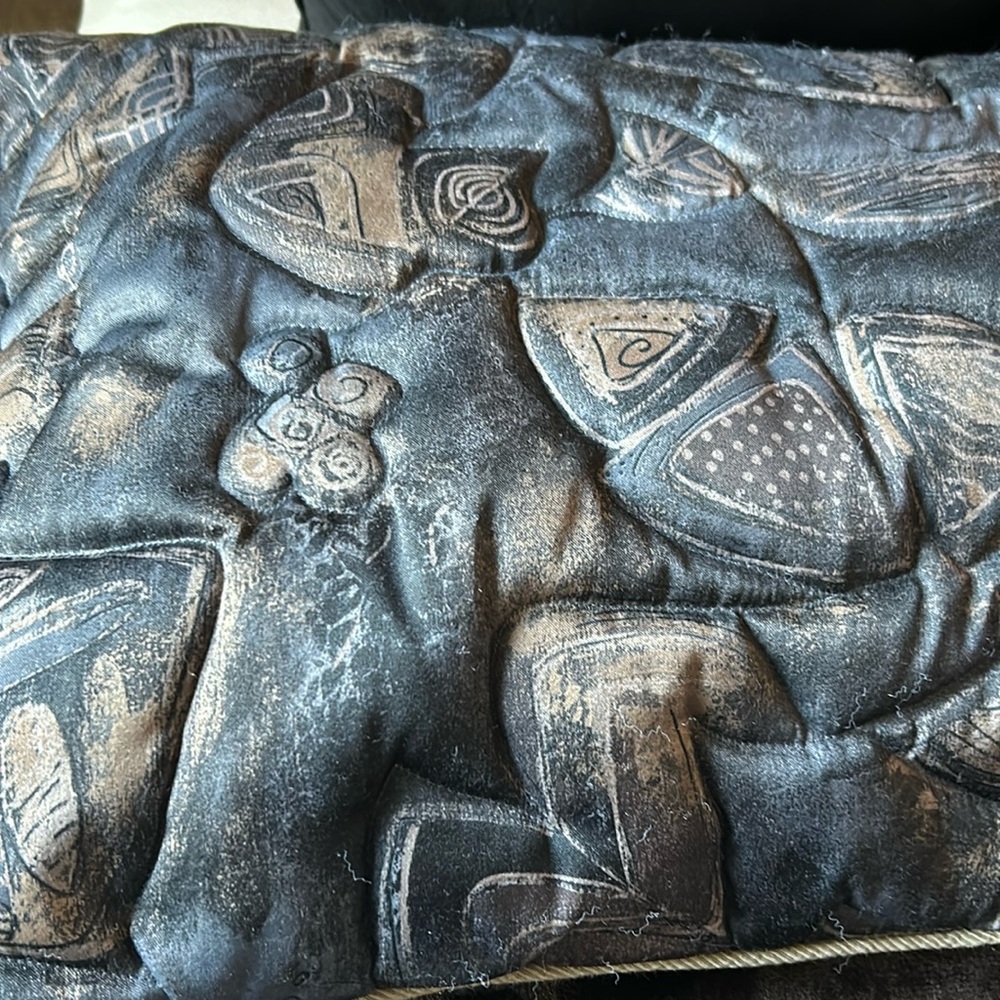 Custom made queen bedspread